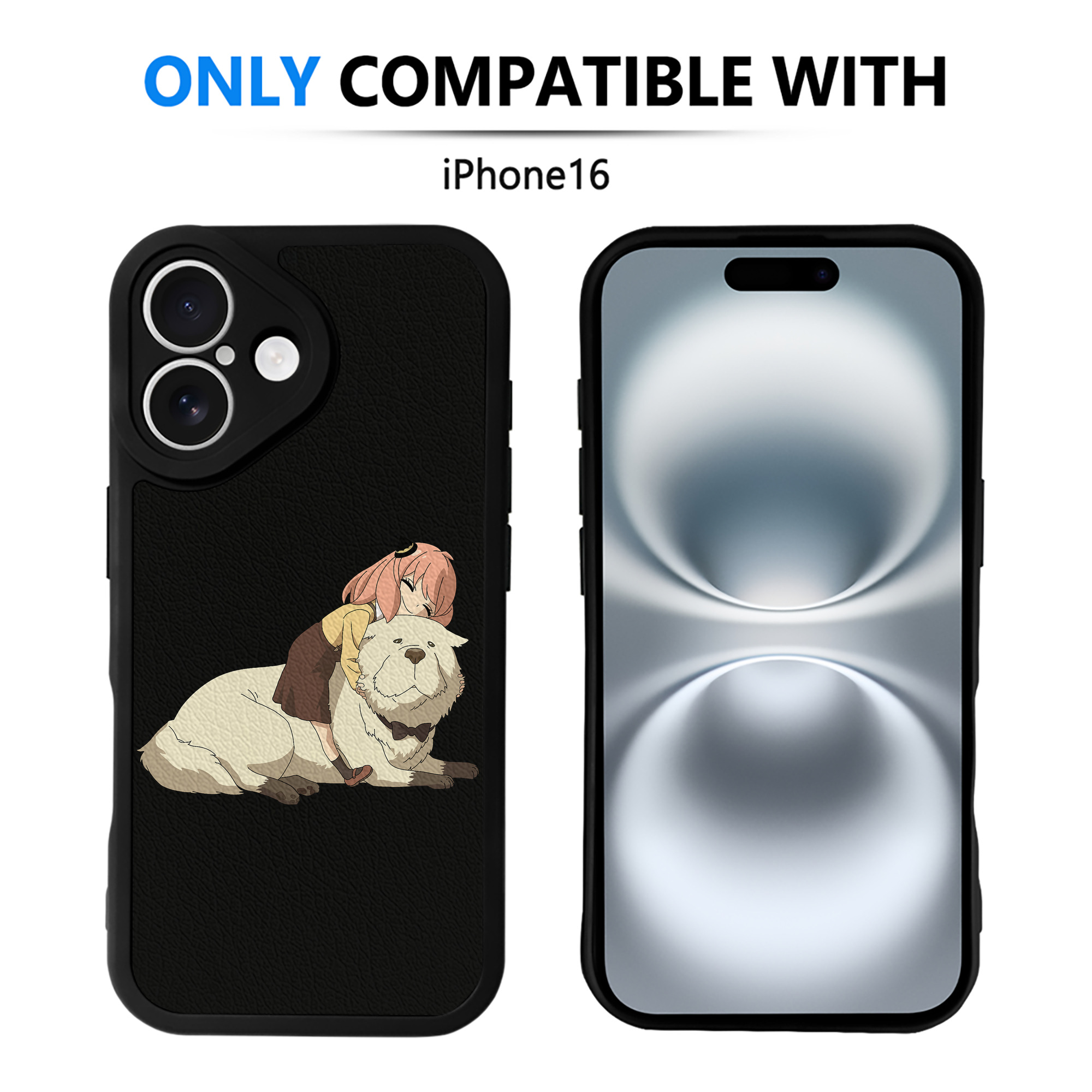 （画像用） SPY×FAMILY间谍家家酒 【iPhone 16シリーズ対応】シリコンスマホケース（レザー調） 材質：シリコン